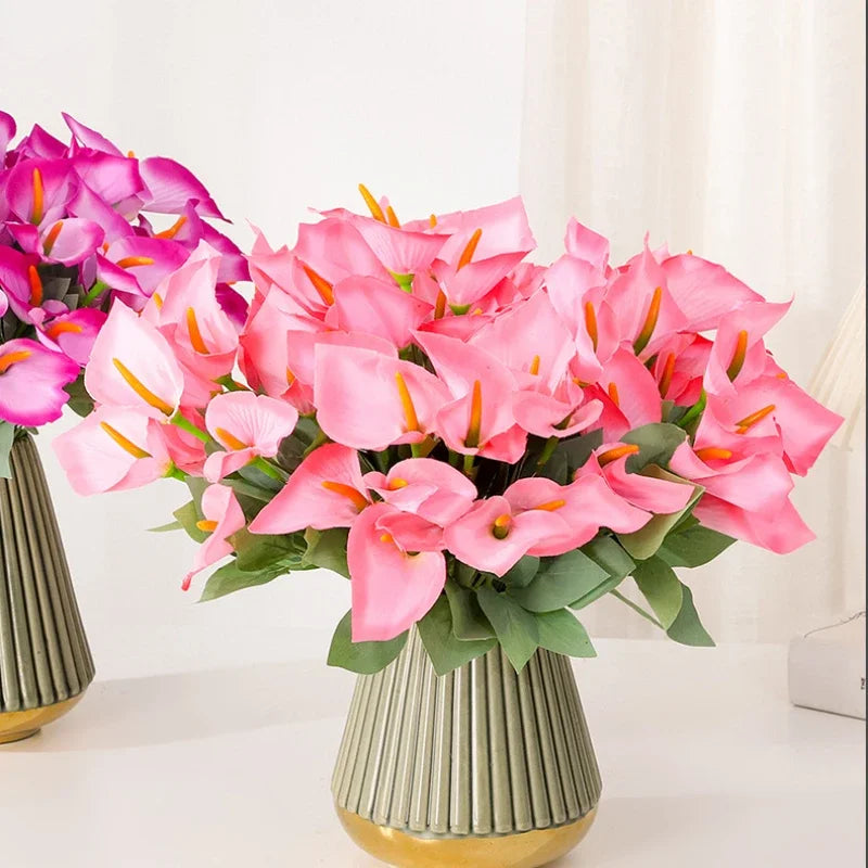 Artificial calla lys bouquet for festive event decoration - view 2