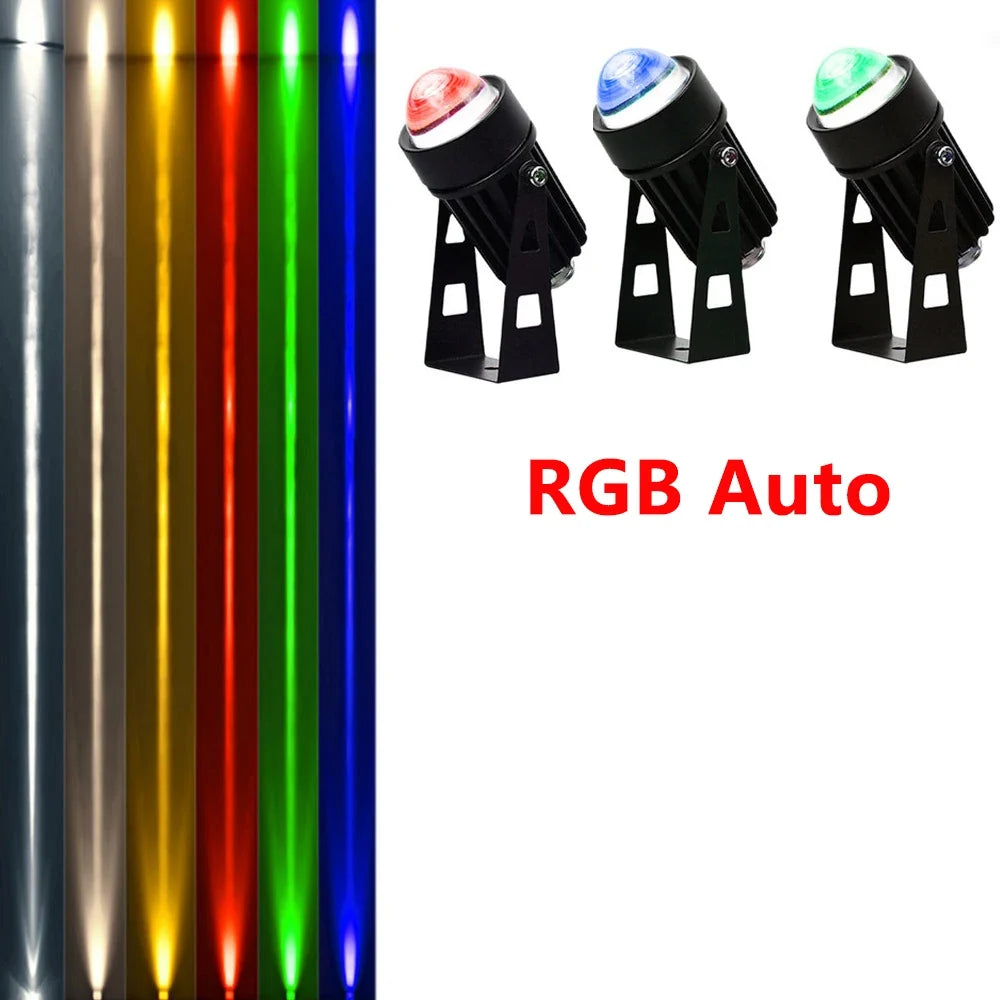 Outdoor led wall spotlights landscaped lighting waterproof light - 9W RGB Auto / AC85-265V