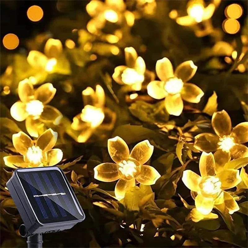 Sunlight garland for garden outdoor decoration fairytale - Cherry warm / 6.5m 30leds 2 modes