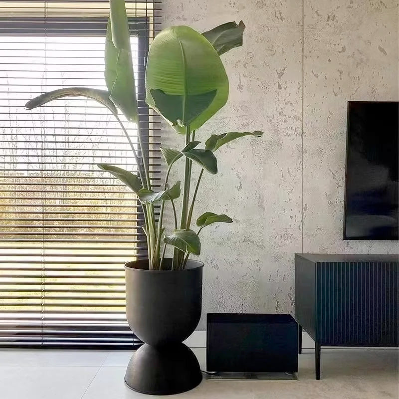 Elegant pots for plants and garden decorations