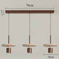 Modern stone chandelier for restaurant and bedside - Three Heads