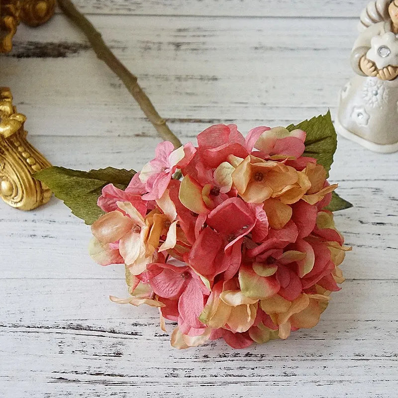 Silk hortensia bouquet for interior decoration and wedding - 4