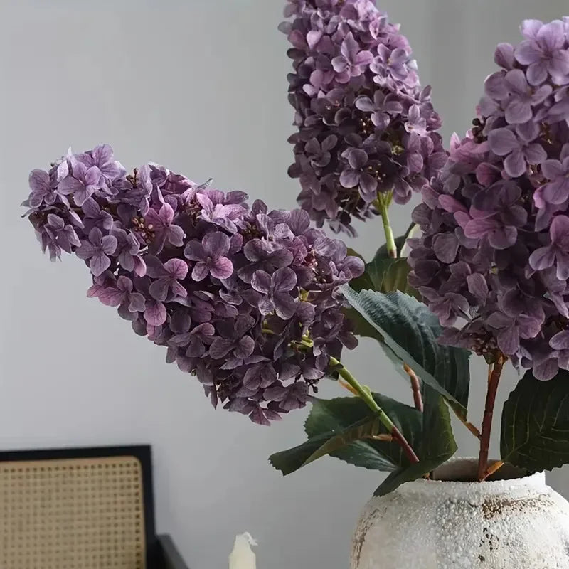 Large artificial hortensia flower for floral decoration and wedding - view 5