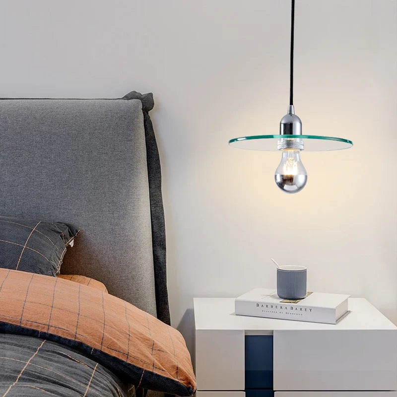 UFO glass chandelier for coffee and restaurant