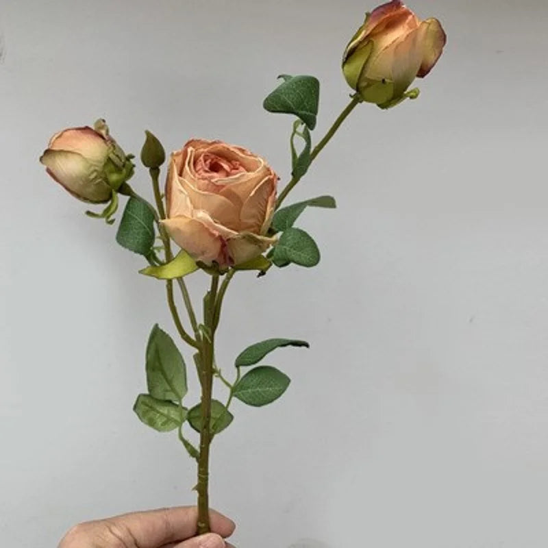 Artificial silk peonies bouquet for wedding decoration - view 5