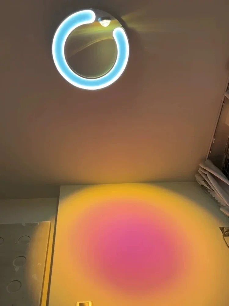 Modern led ceiling for a romantic and warm atmosphere - view 6