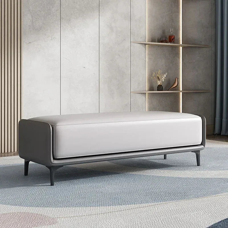 Italian leather stools for design and modern interior - view 3