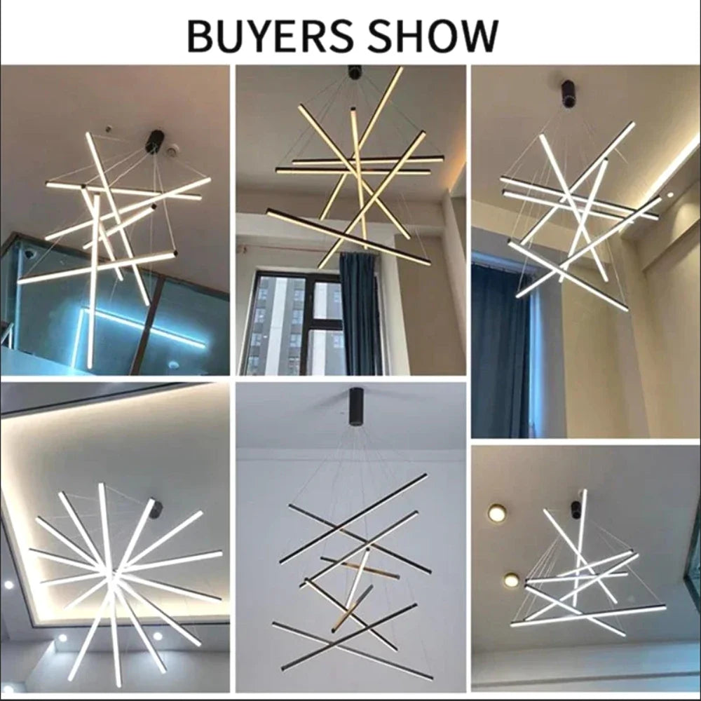 Modern Design Single LED Ceiling Light, Penthouse Lobby Duplex Corridor Hotel Lobby Living Room Ceiling Decoration Chandelier - view 5