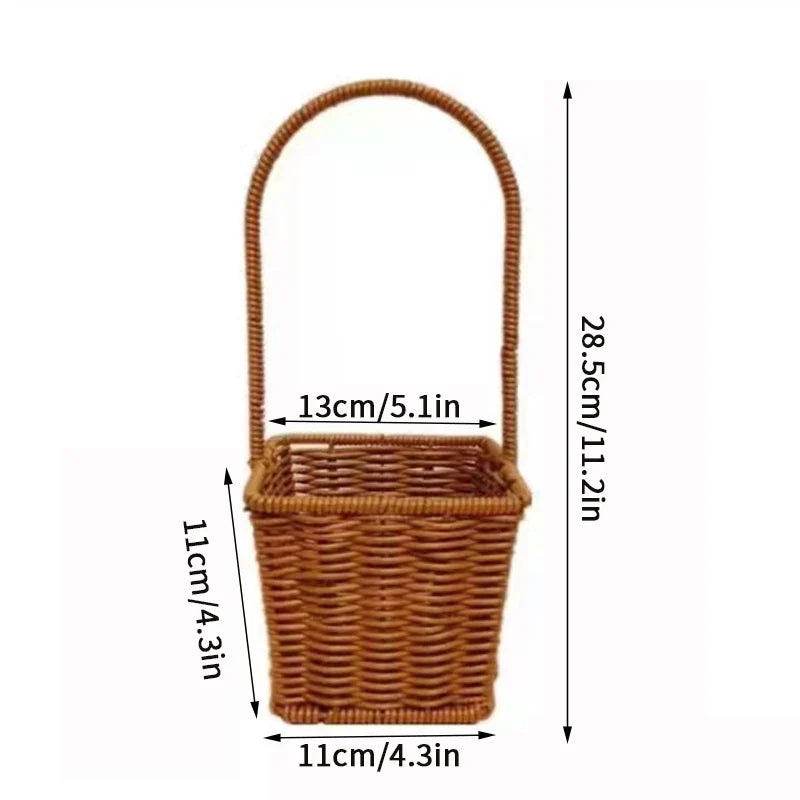 Hand woven storage basket for various uses - Panier K
