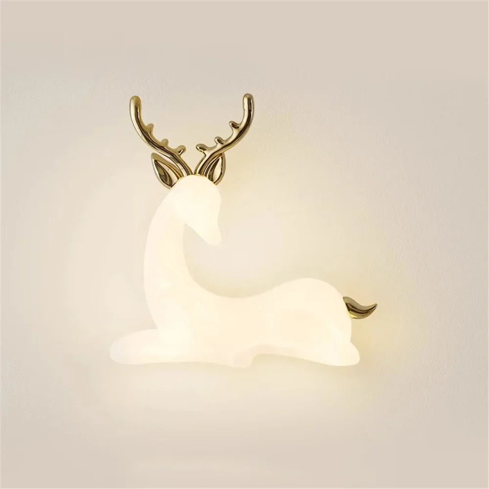 Nordic wall sconce in decorative metal for baby room - view 2