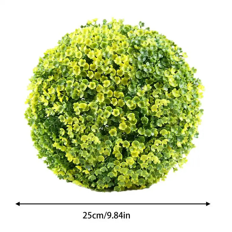 Artificial grass topiary balls for outdoor decoration - view 5