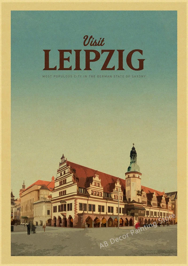 Retro Travel Poster Wall Art for Tourism, Design 25 - 25 / A3 16.5 x 11.8 inches