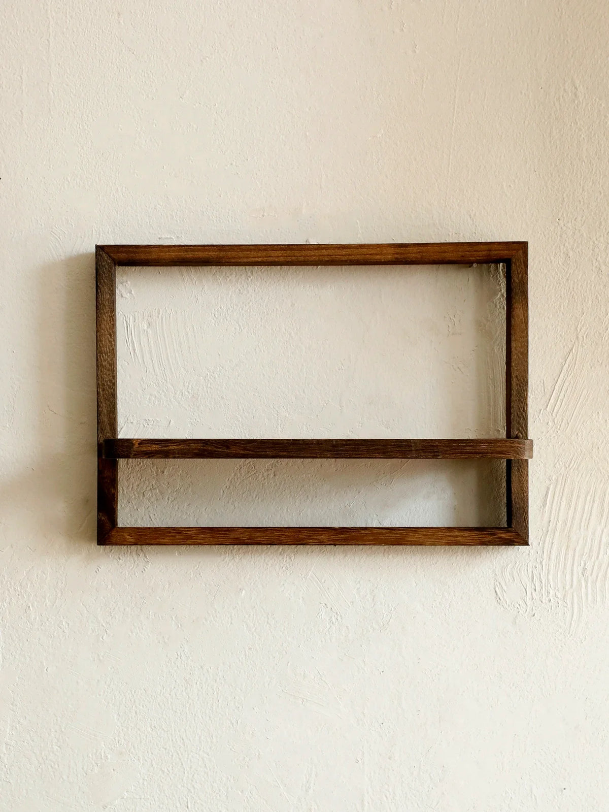Wooden floating shelf for decorative wall storage - TK101-MS8873