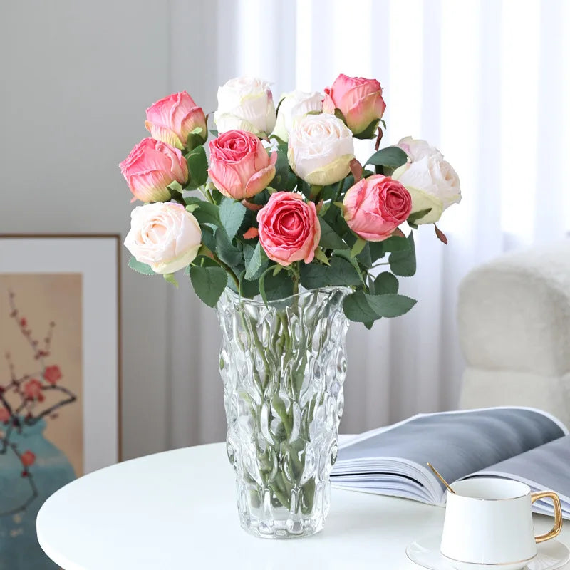Artificial rose flower for wedding decoration and table - view 2