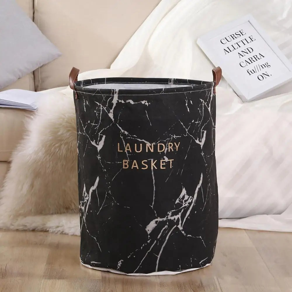 Folding cloth basket for storage toys and clothing - view 5