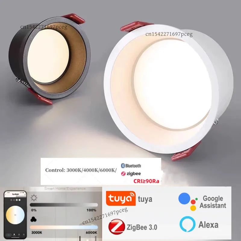 LED zigbee 30 intelligent interior lighting with variable intensity