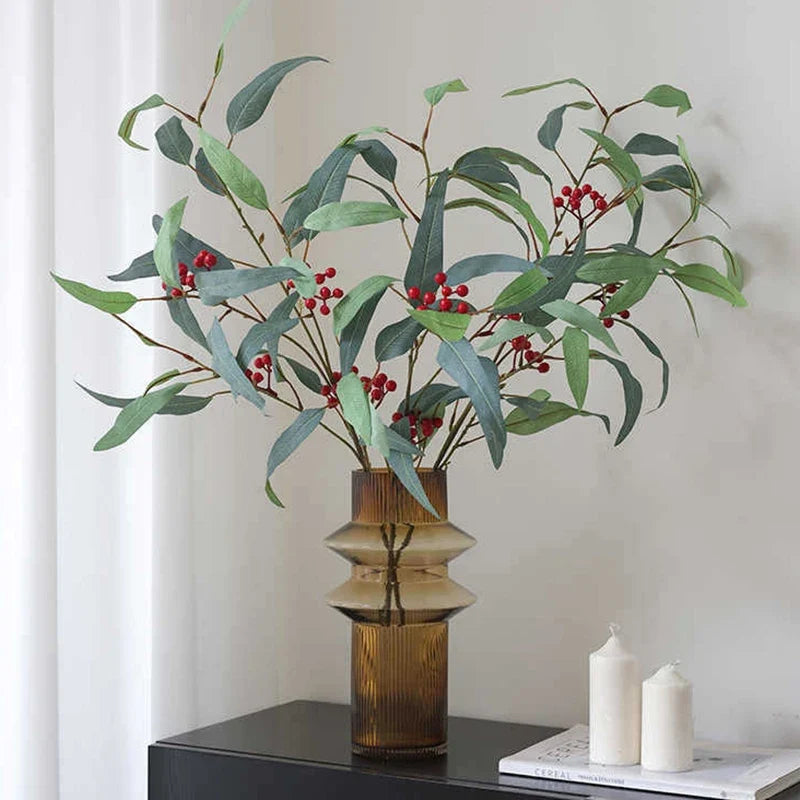 Simulation of eucalyptus with long branches floral decoration for all occasions