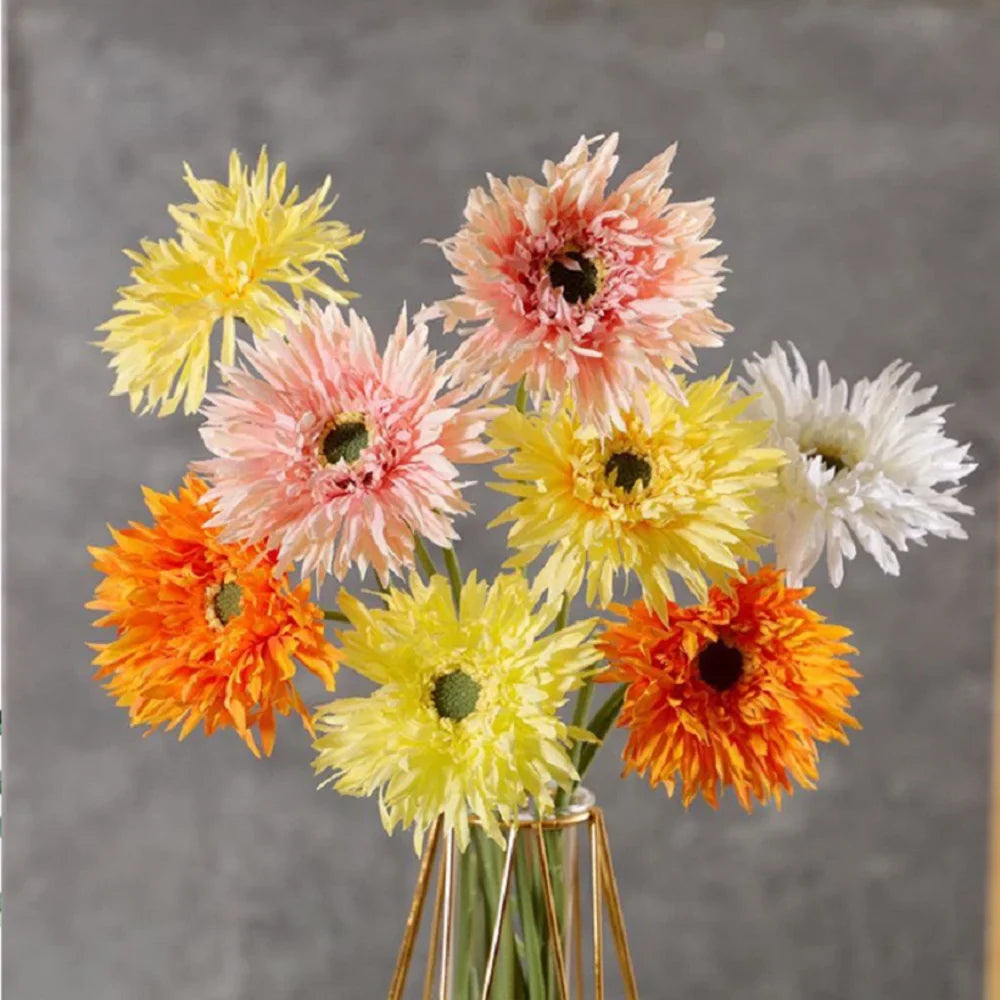 Artificial flower marguerite decoration for marriage and interior - view 5