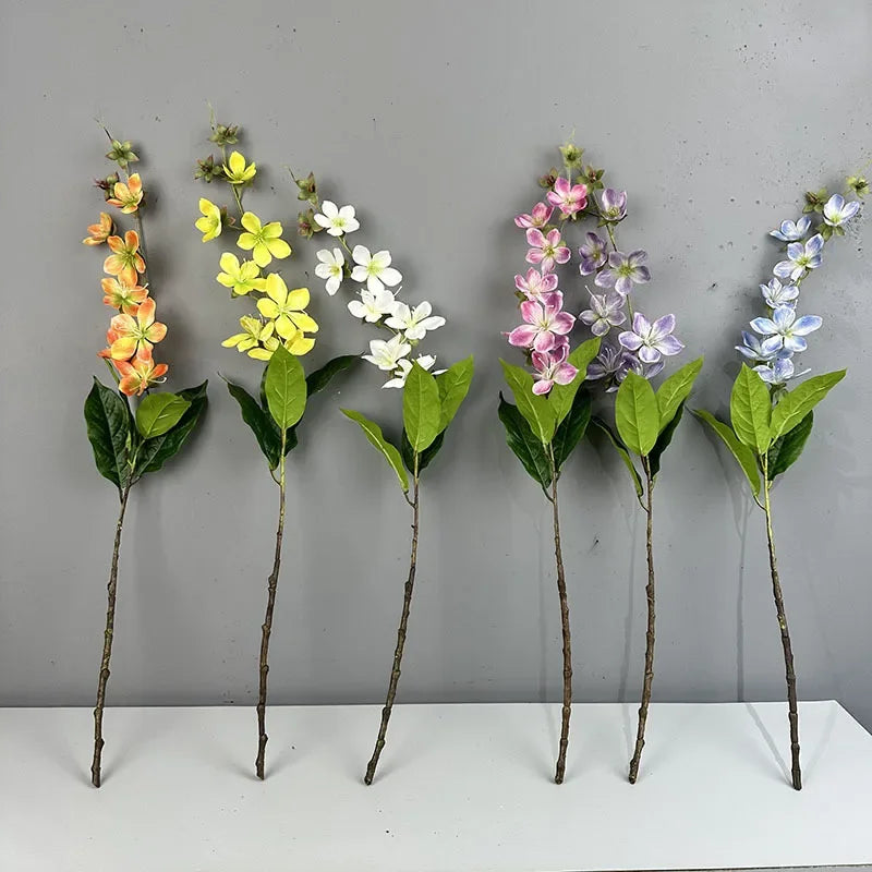 Artificial silk jasmine branch for festive decoration - view 5