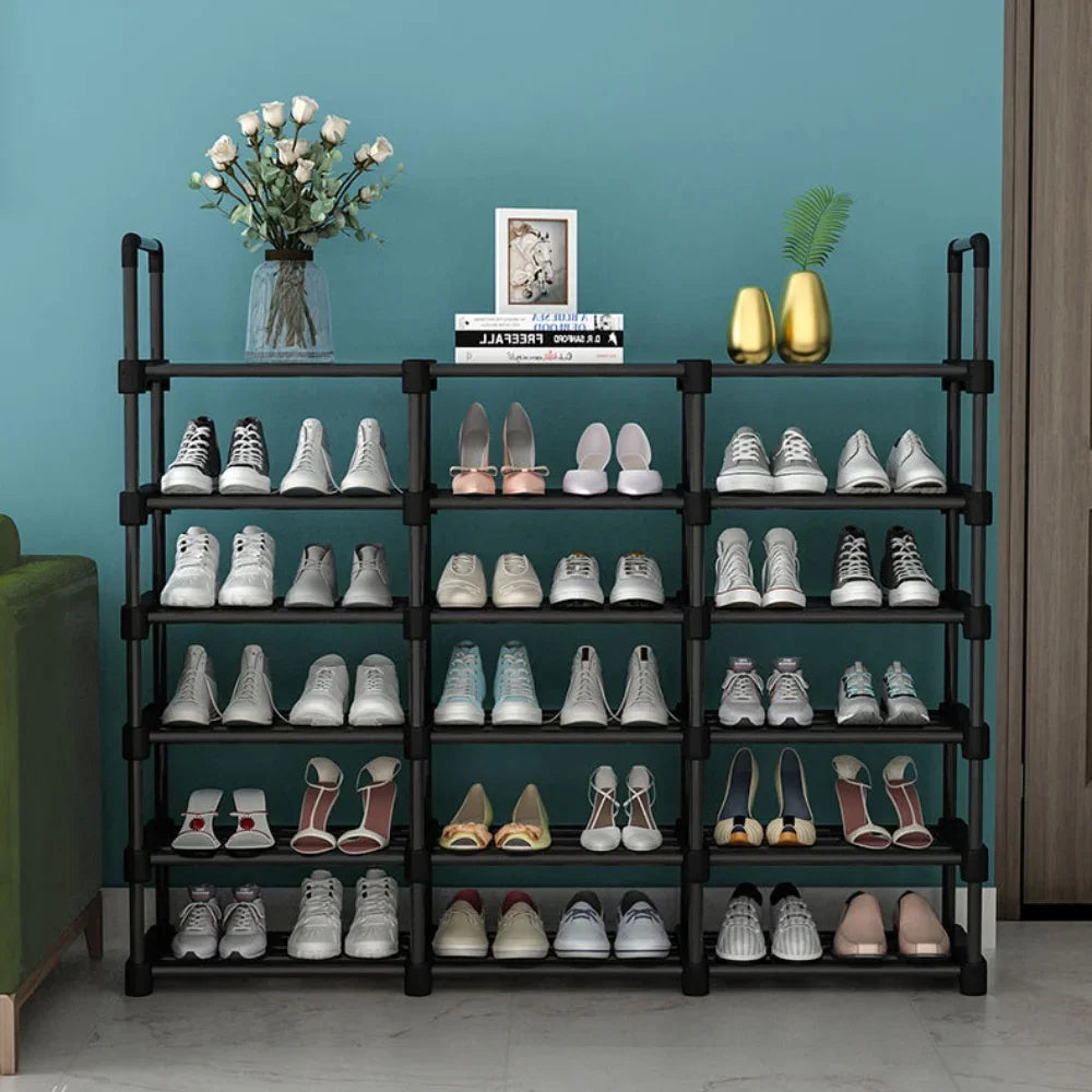 Multilayer shoe shelf metal space gain - view 2