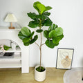 Artificial branches of ficus large leaves for interior and exterior decoration