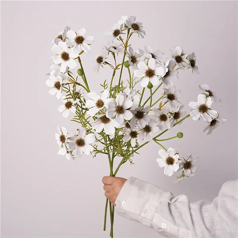 Autumn chrysanthemum artificial flowers for floral decoration