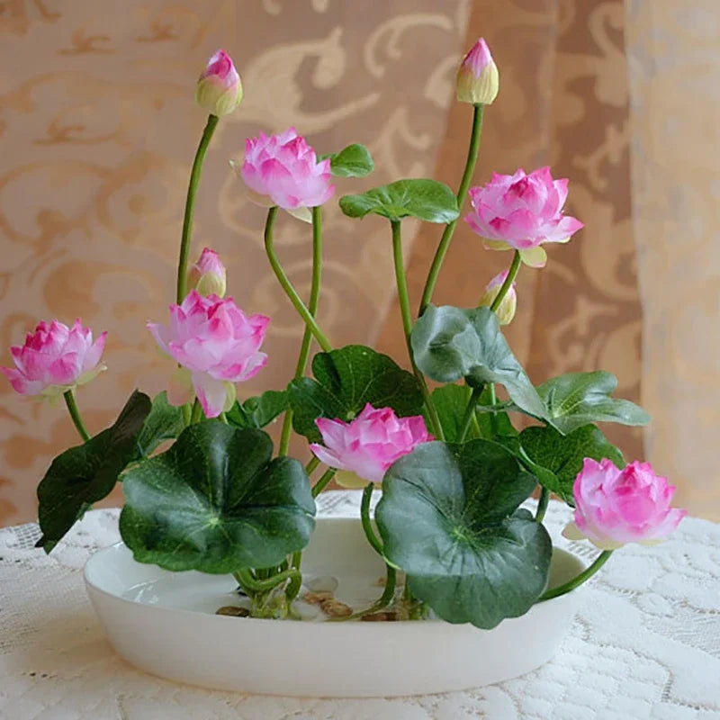 Artificial plants mini silk decoration for indoor garden and table
