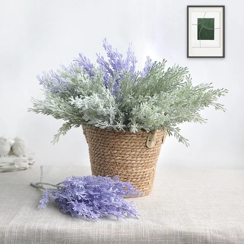 Artificial cypress plants plastic realistic floral decoration - view 2