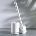 Wall wc brush with practical storage holder - Brosse PP blanche