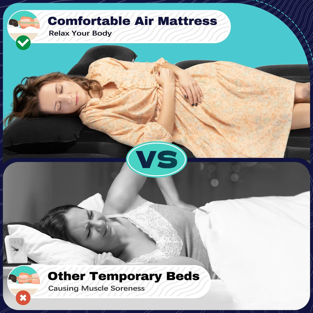 Car Mattress, SUV Car Air Mattresses, Movable, Thicker Air Bed for Travel, Camping, Outdoor Activities, Removable Inflatable Bed - view 6