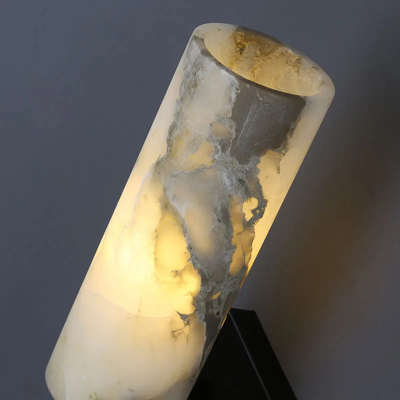 Spanish natural marble wall sconce for elegant interior - view 5
