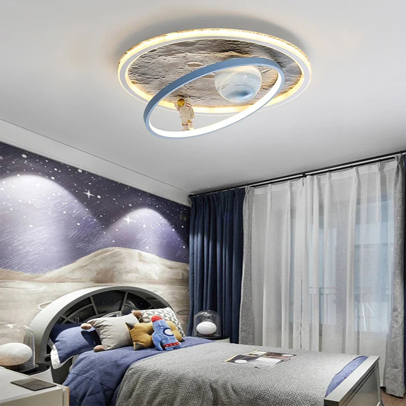 Round led ceiling for modern interior lighting - view 6