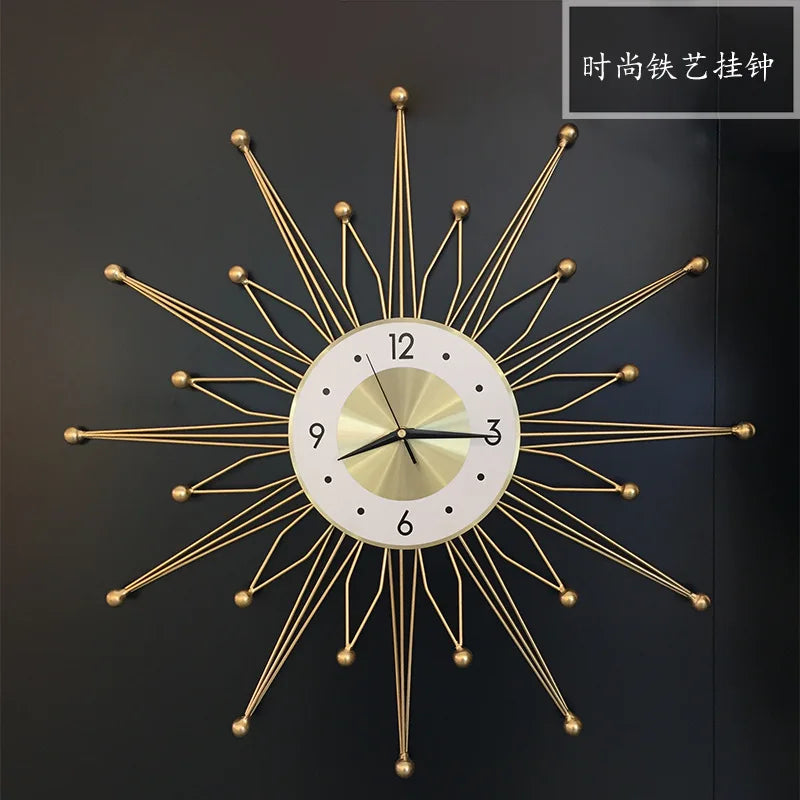 Nordic Wall Clock for Living Room, Modern Minimalist Home Clock, Atmosphere Fashion, Decorative Wall Watch, 50 cm, 60 cm, 80 cm - view 3