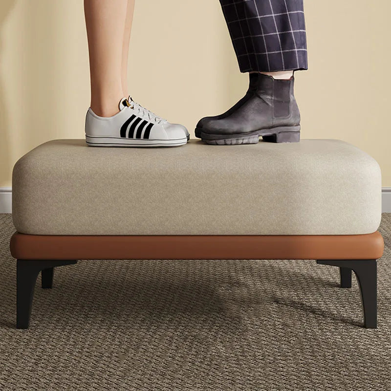 Modern nordic velvet stool unique and little bulky - view 6