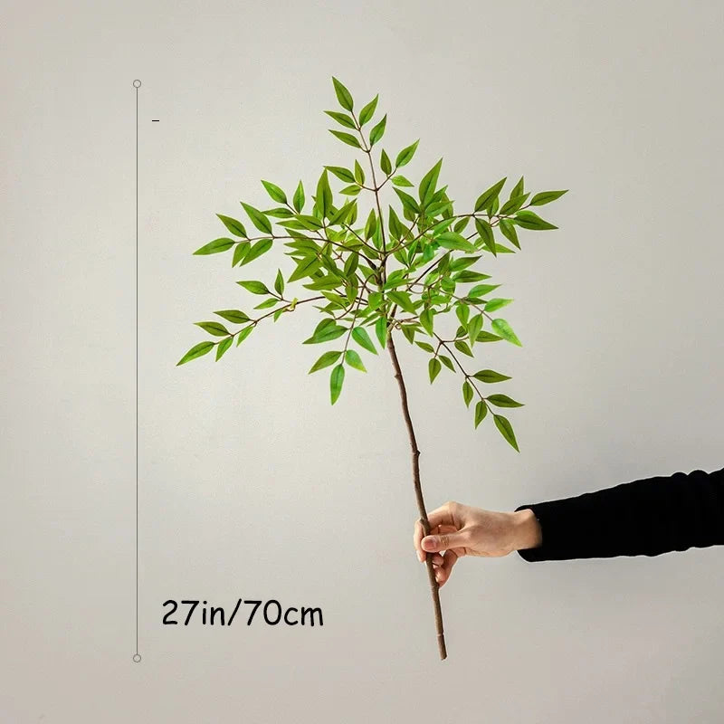 Ficus artificial large branch for interior and exterior decoration - 70cm
