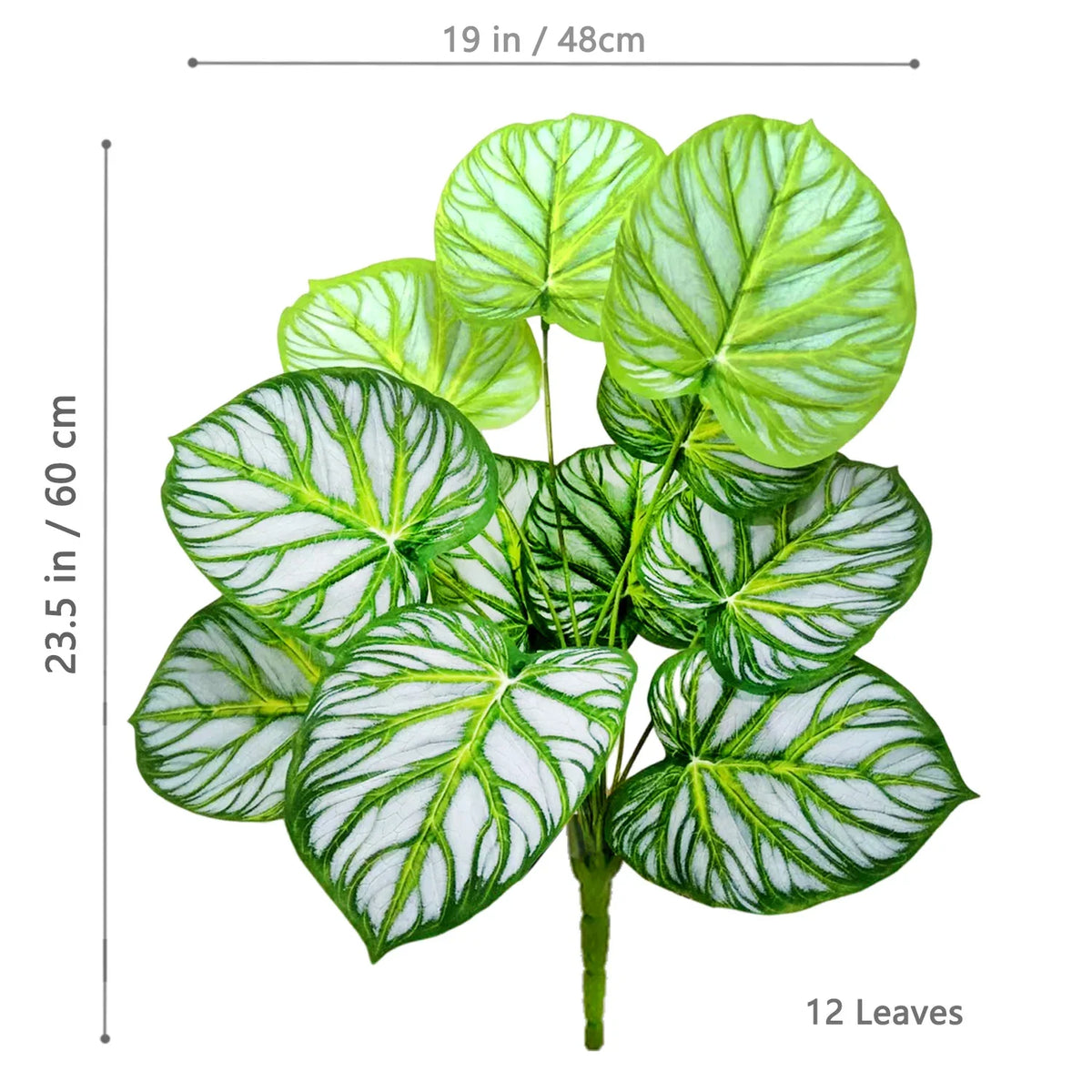 Artificial plant in pot apple leaf for interior decoration - LXY-12Y-60-T6