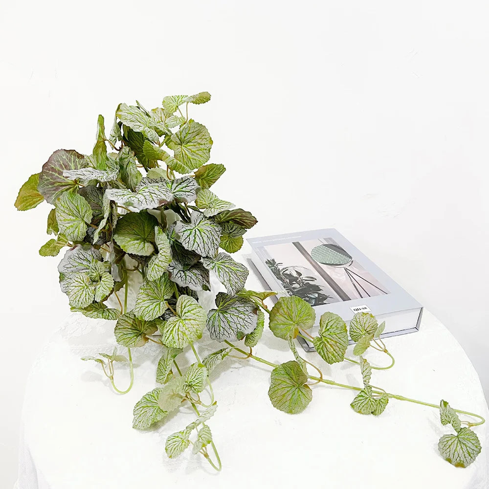 Artificial plants suspended begonia vines and silk fern - view 4
