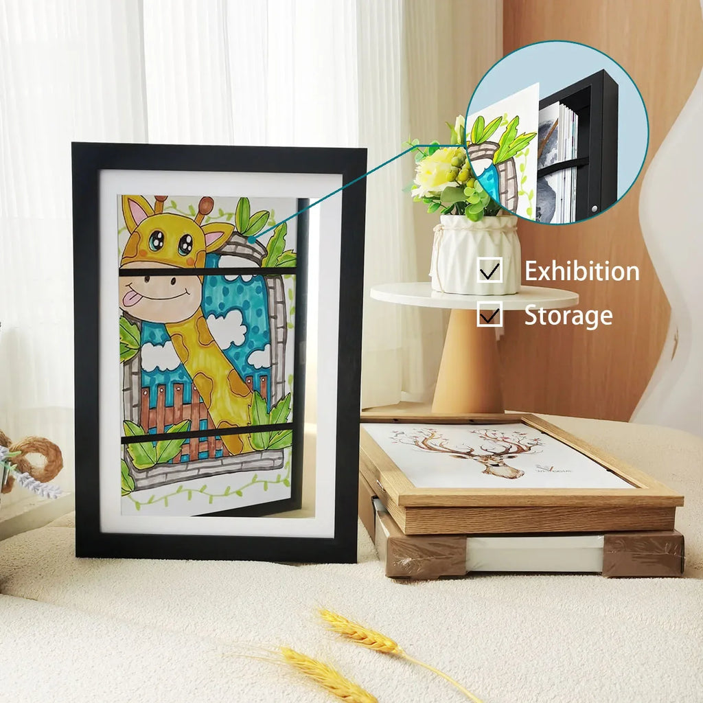 Magnetic art frames for children interchangeable decorations