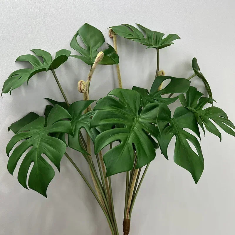 Artificial turtle leaves for interior decoration green plants - view 5