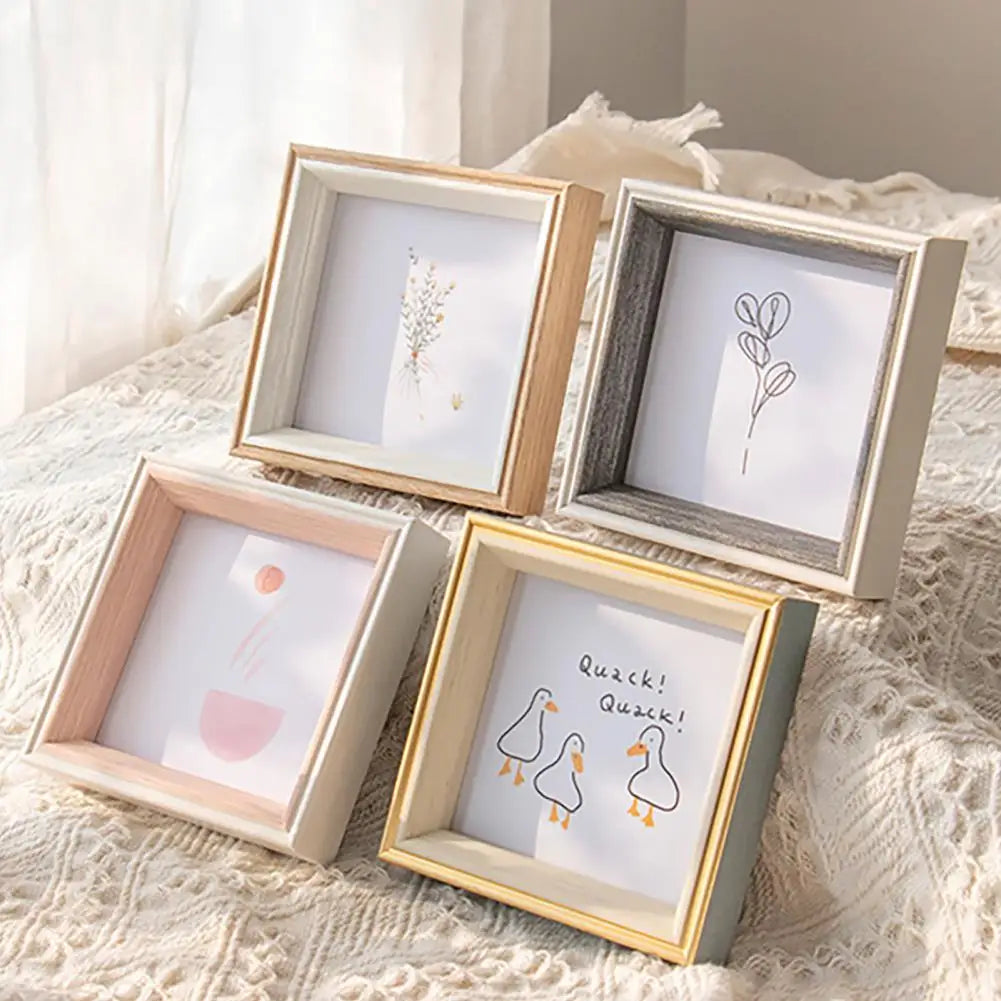 Nordic decorative style photo square frame to hang on the wall - view 2