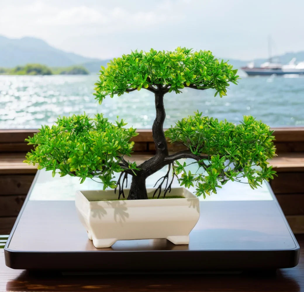Artificial plants bonsai small tree interior and exterior decoration