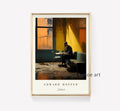Classical art library edward hopper modern posters wall decoration - 60X80cm Unframed / 13