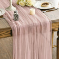 Transparent gauze table runner wedding decoration elegant party - 75x300cm