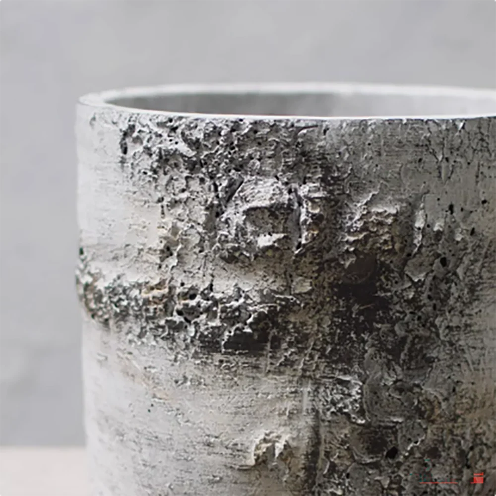 Retro silicone mould for cement flower pot - view 5