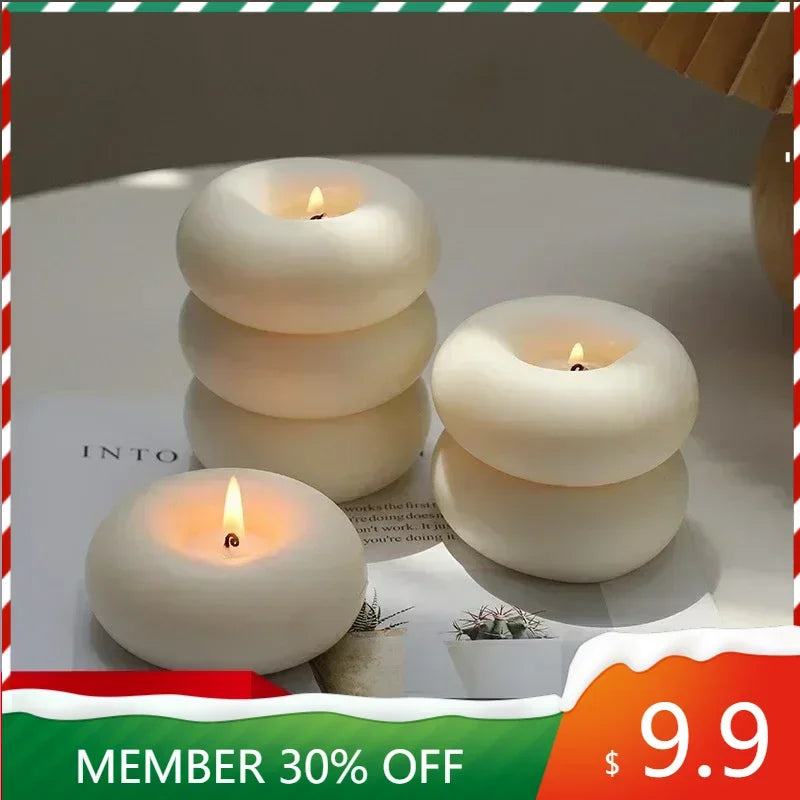 WHISKER | Donut Candles Vanilla Candle, Scented Candles, Aromatherapy Candle, Soy Wax Candle, Candle for Home, Bulk Wholesale