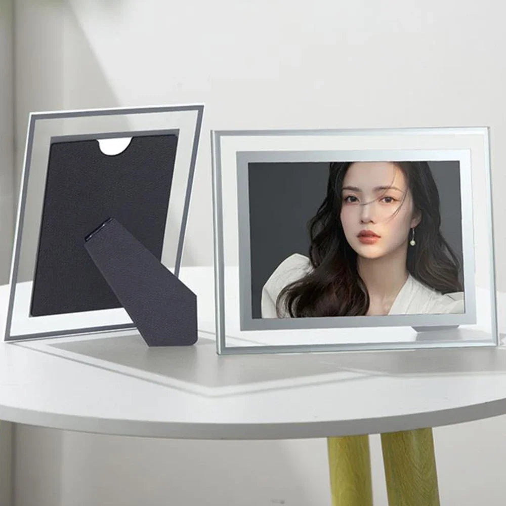 Crystal picture frame for family portraits and travels - view 5