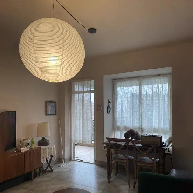 Japanese style rice paper art during light, lantern ball bedroom, living room, tea room, Zen lamp decoration during light - view 4