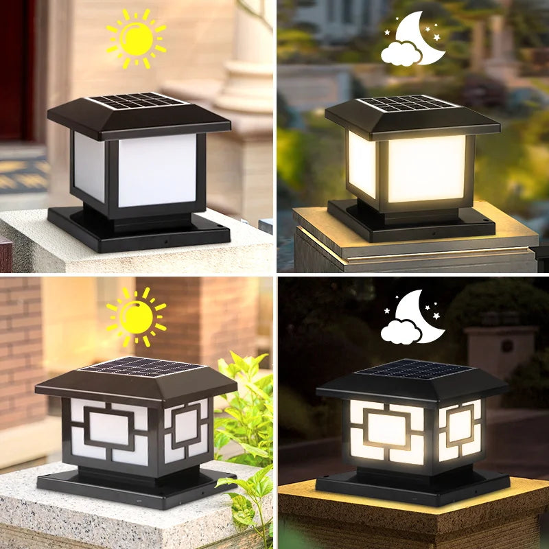 Waterproof led solar lamps with remote control for garden - view 5