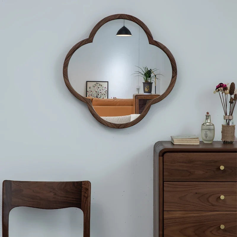 Decorative wooden mirrors for make-up and interior decoration - view 2