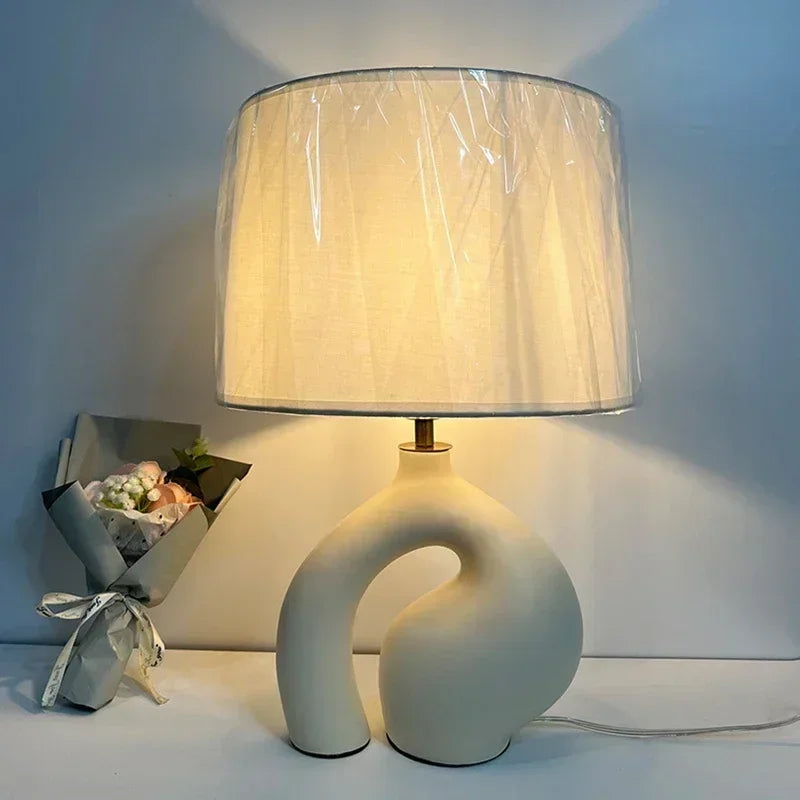 Modern desk lamp in fabric for Nordic interior decoration - view 5